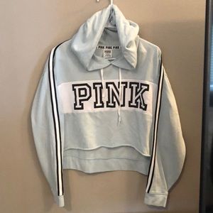 Like New PINK Victoria Secret crop hoodie